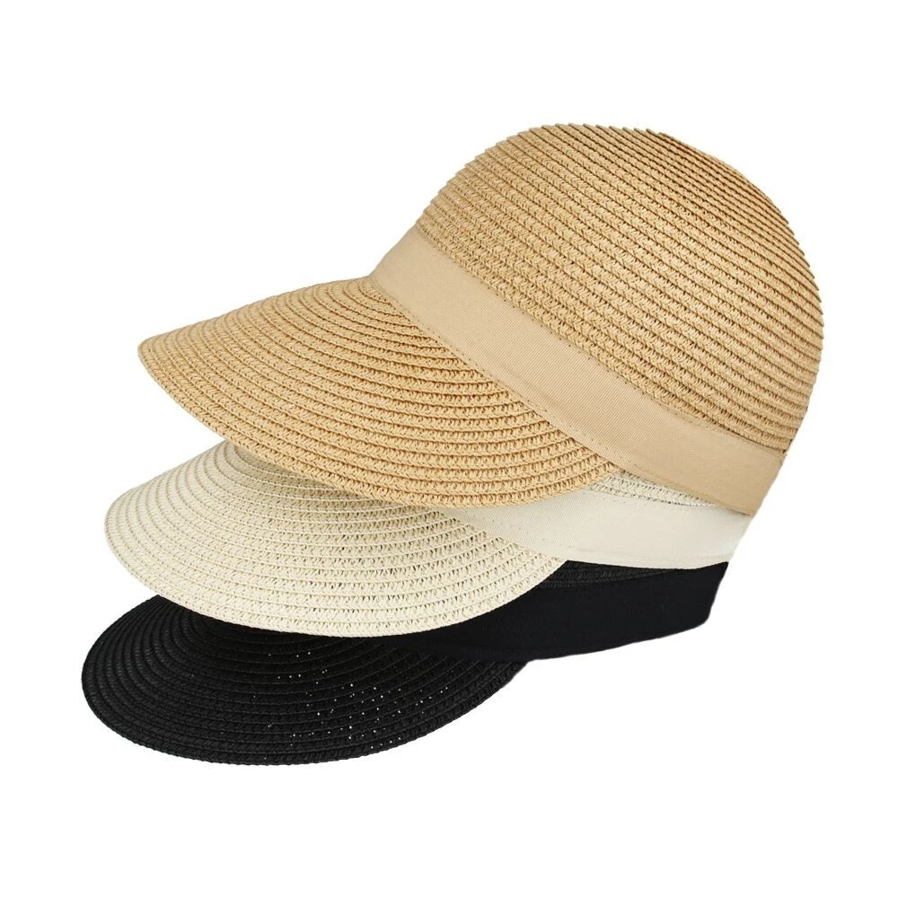 Handmade Beach Straw Sun Visor Baseball Cap – Stylish, Unisex, Summer Hat
Opens in a new window or t
