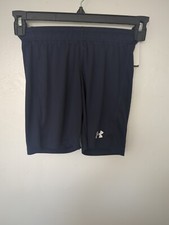 UNDER ARMOUR Y GOLAZO 3.0 SHORTS NAVY BLUE SIZE YOUTH SMALL