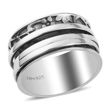 Spinner Ring in Sterling Silver 4.55 Grams Size 5