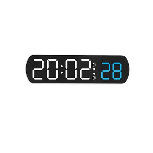 Countdown Night Mode Type-C USB 12/24H Anti-disturb Funtion 2 Alarms LED Clock - Picture 20 of 22