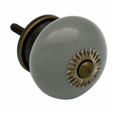 Vintage Door Knobs Ceramic Glass Cupboard Cabinet Drawer Pull Handles