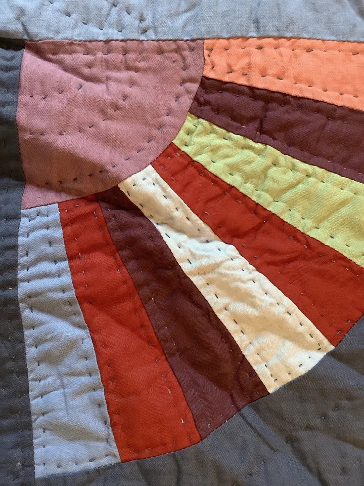 "Par de fundas de almohada acolchadas modernas azul/púrpura motivo amanecer 24""X30""" Foto 2 de 4