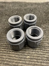 Lot of 4 PVC Coupling SCH 80 Threaded Ends Made in USA-GF+ 1"