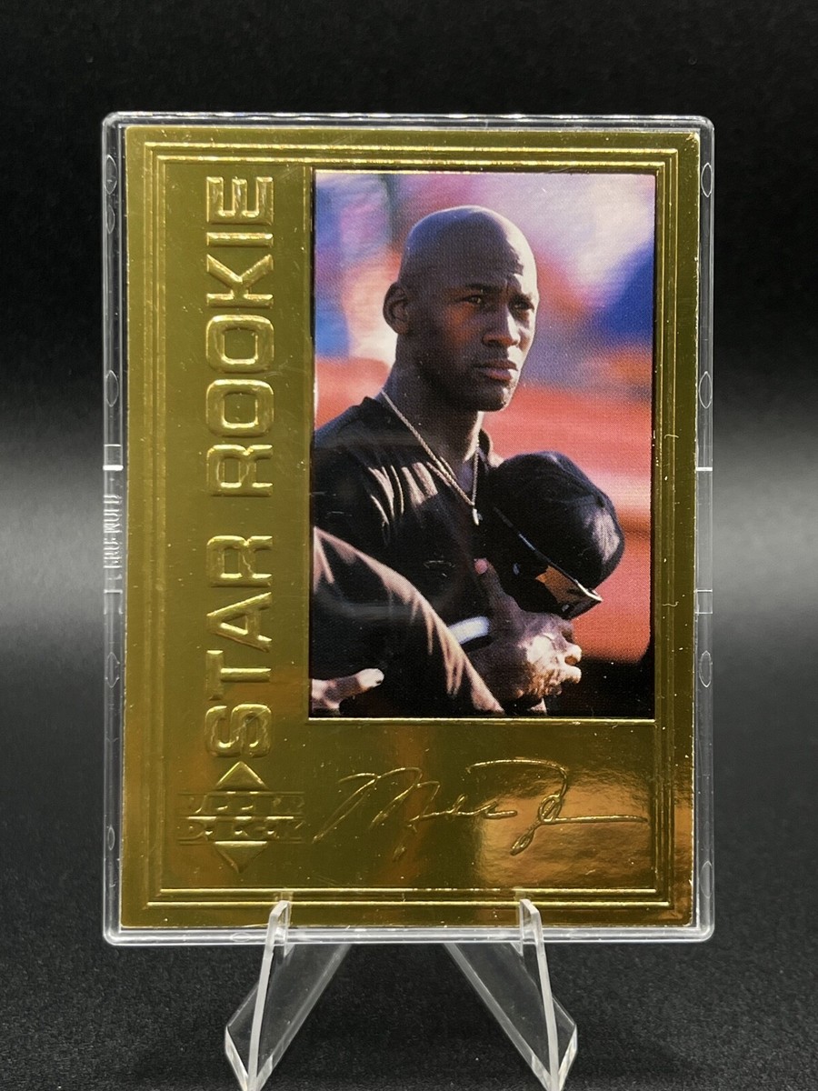 1996 Upper Deck Michael Jordan Star Rookie 22 Kt Gold Photo Card 