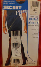 Vintage Pantyhose Secret Regular Plus Color Navy Queen Size 2X BPUS1