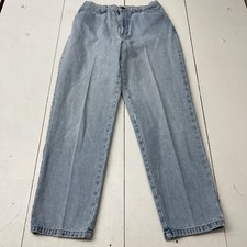 Vintage Lee High Rise Tapered Denim Blue Jeans Women s Size 12S
