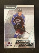 2020-21 Parkhurst Hockey Prominent Prospects Shane Bowers PP16 Avalanche