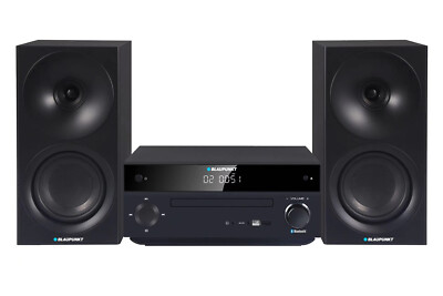 Blaupunkt MS30BT Mini HIFI CD M3 Bluetooth Home Stereoanlage Black