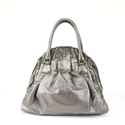 SALE極希少 valentino garavani ビンテージ ハンドバッグ Valentino Garavani Purple Leather Top Handle Bag ○ Labellov