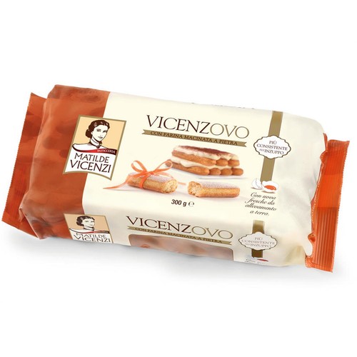 BISCOTTI SAVOIARDI VICENZOVO MATILDE VICENZI 300 GR TIRAMISU' DOLCE UOVA FRESCHE 8000350004583