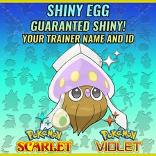 INKAY ✨ SHINY EGG 6 IV ✨ POKEMON SCARLET VIOLET ✨ INDIGO DISK ✨ CUSTOM ✅