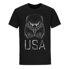 Eagle Flag USA Men T Shirt American Patriotic T-shirt