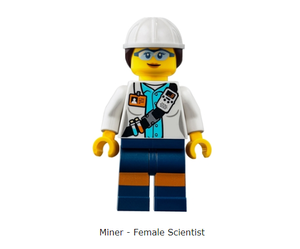 lego female scientist