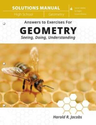 Geometry (Solutions Manual) - Paperback By Harold Jacobs - GOOD
