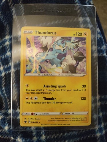 Pokemon - Thundurus - 052/198 - Holo Rare - Chilling Reign - NM/M - New - Picture 3 of 3