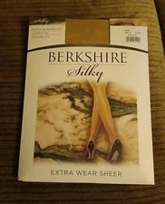 Berkshire Womens Silky Control Top Extra Wear Sheer Lycra Leg Style-4527