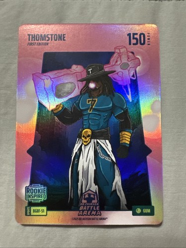 Thomstone `Brian Thomas Jr.` Bo Jackson Battle Arena Bubble Gum Battle Foil RC
