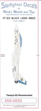 SFD350202 1:350 Starfighter Decals -  F-14A Tomcat VF-213 Black Lions Hi Viz