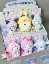 TOPTOY Sanrio Diamond Rabbit Baby Series Vinyl Plush Blind Box Cute Toy
