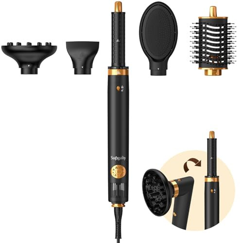 5-in-1 High-Speed Air Styler & Blow Dryer Brush with 110K RPM Motor