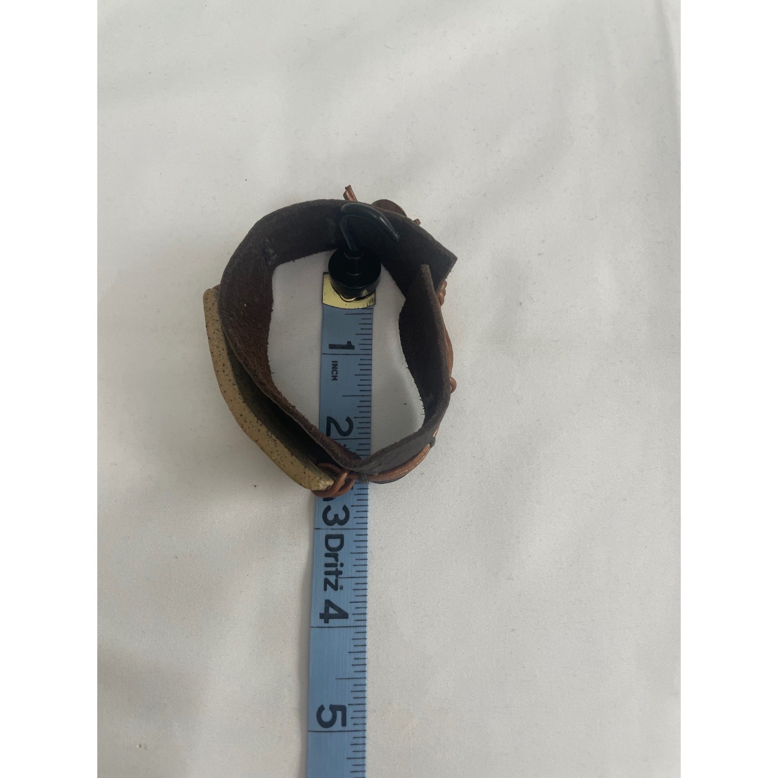 2 bracelets Leather Bracelets Adjustable Band Boh… - image 5