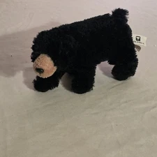 Wildlife Artists Black Bear Plush Stuffed Animal Toy Small Cub Realistic 7"