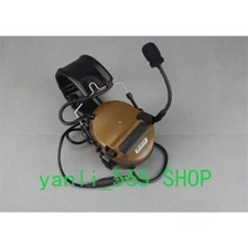 PELTOR Comtac-III C3 Headset Noise Reduction Tactical Brown Headphones US STOCK