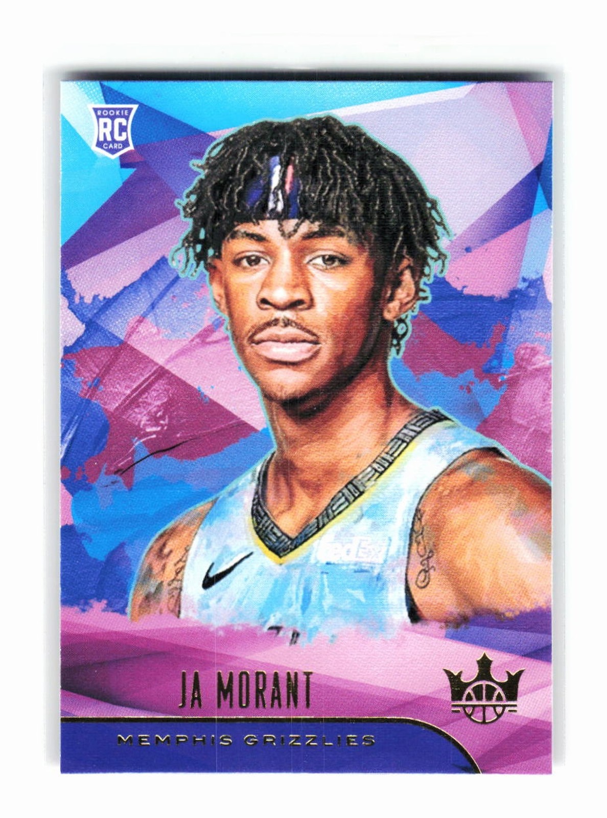 2019-20 Panini Basketball Court Kings Ja Morant #82 RC Memphis Grizzlies