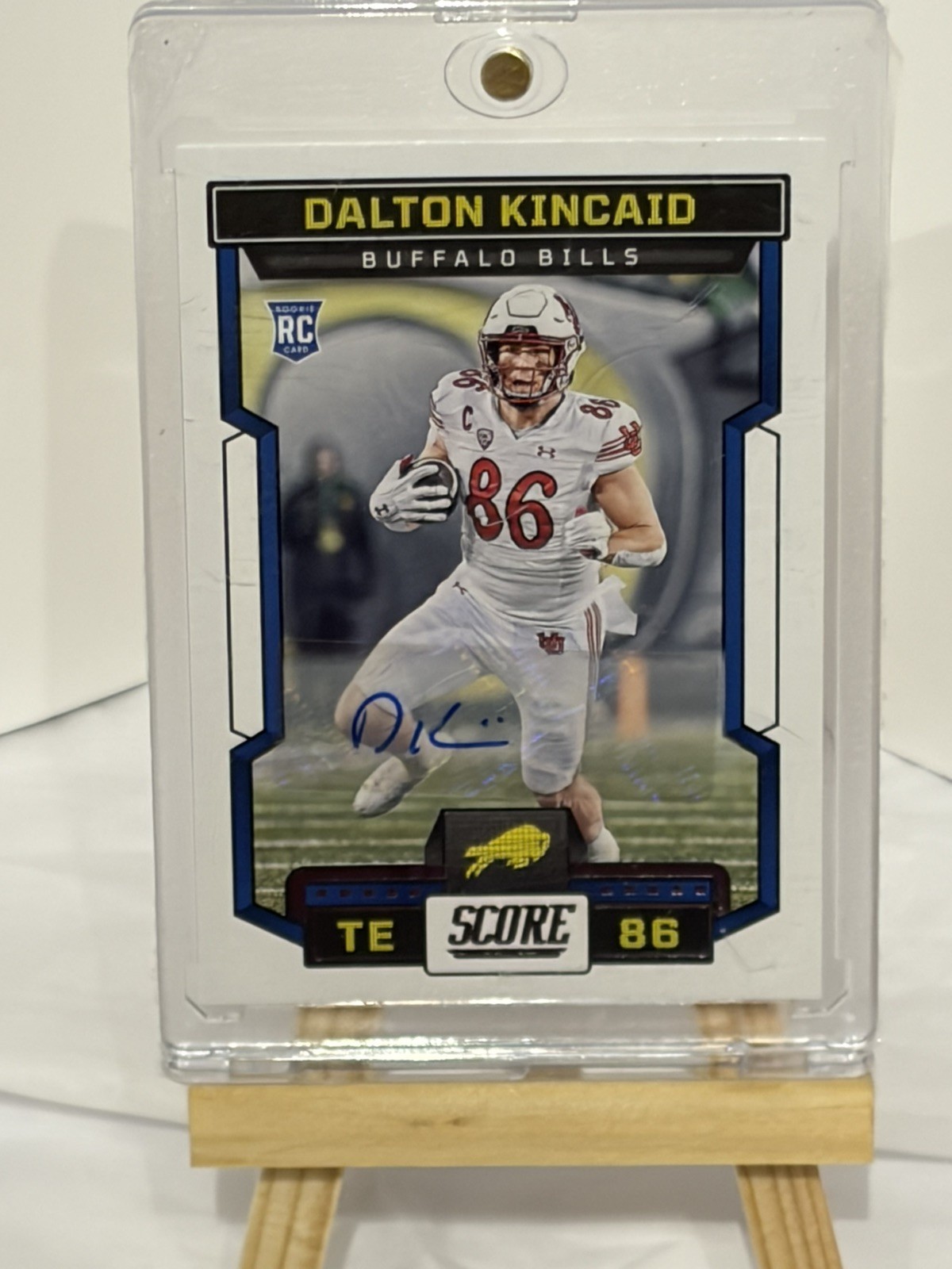 2023 Score Dalton Kincaid Rookie Auto #338 Buffalo Bills 