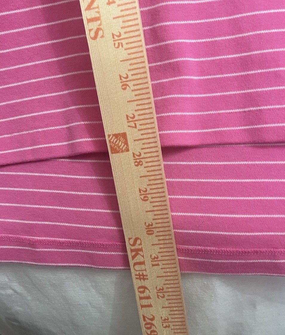 Polo Ralph Lauren Pink Striped Polo Men’s Size XL Cotton Short Sleeves thumbnail 8