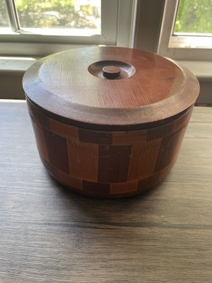 ANTIQUE WOOD KITCHEN PANTRY BOX FROM SAN FRANCISCO CALIFORNIA'S  REDWOOD FOREST