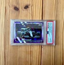 Sebastian Vettel | /10 |Topps Chrome 2021 F1 | Sapphire Edition Purple | PSA 10