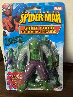 Rand Marvel Amazing Spiderman Giant Foam Growing Figure Lizard 2008 NEW UnOPENED