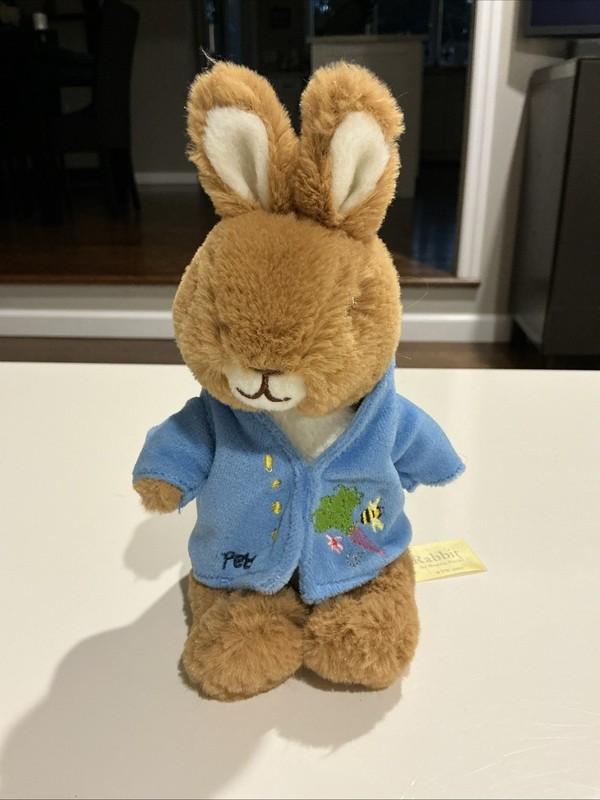 Original 2007 Peter Rabbit Beatrix Potter Plush 7” Stuffed Animal