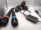 SingStar PlayStation 2 & 3 Blue & Red Microphone