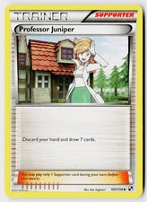 Professor Juniper 101/114 Uncommon Black & White Pokemon Moderately Played