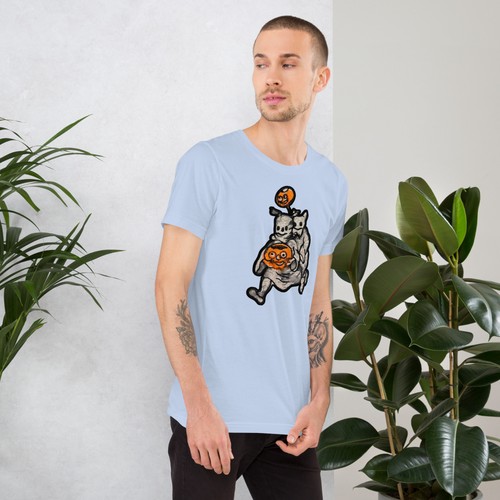 Retro Halloween Ghost Kids //APP// Unisex t-shirt - Picture 11 of 13