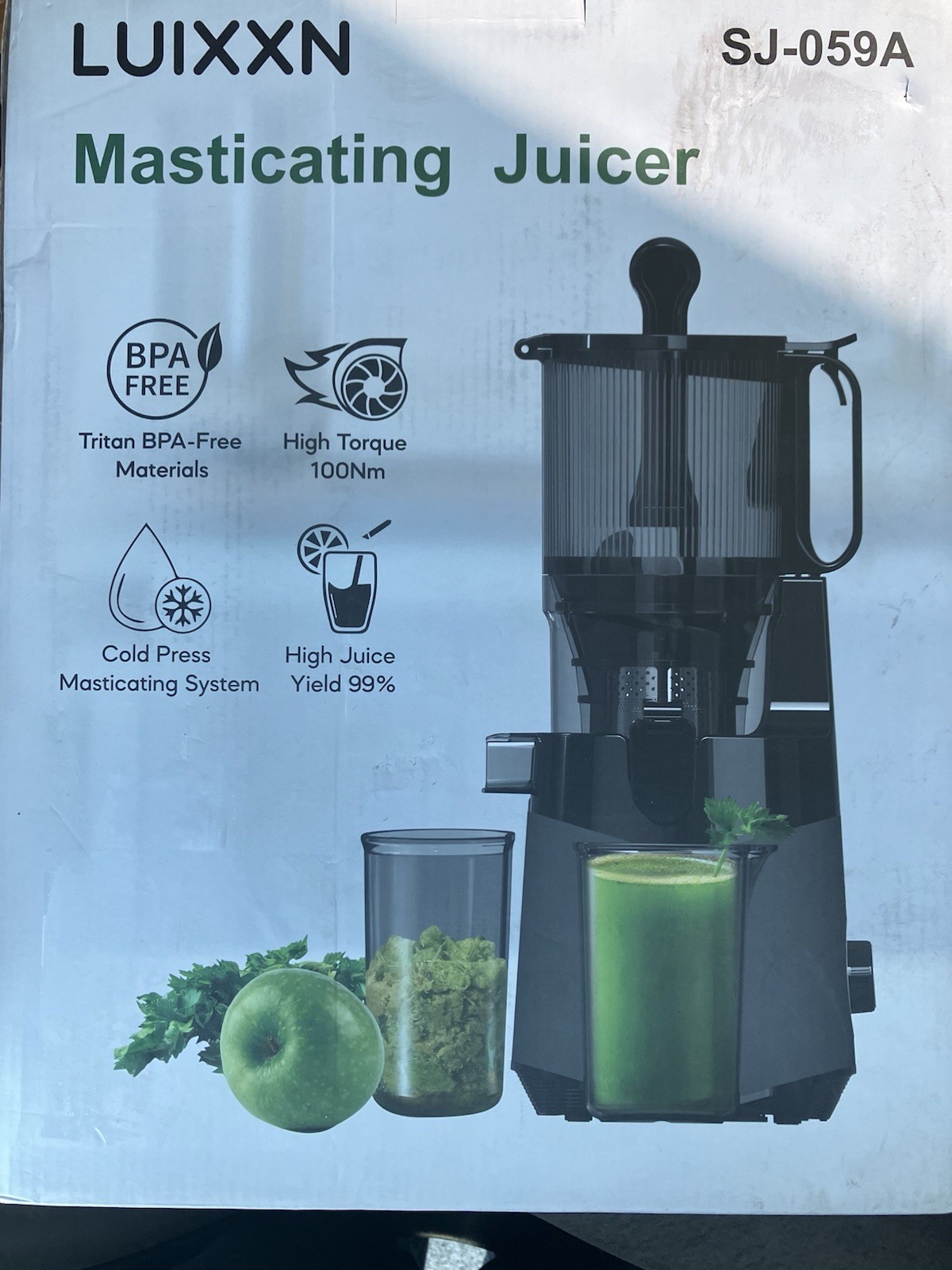 Brand New BPA Free 110-120 Volts Cold Press Masticating Juicer SJ-059A