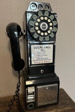 Wild & Wolf Wall Mounted 1957 push button Phone Vintage Booth Plastic Model