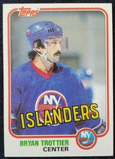 1981 Bryan Trottier New York Islanders NHL Topps Card  #41