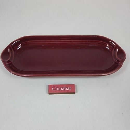 Fiestaware Cinnabar Corn on The Cob / Relish Dish / Utility Tray - Fiesta HLC