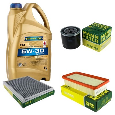 Inspektionspaket 5L RAVENOL FO 5W-30 für Hyundai Accent III 1.4 GL 1.6 GLS