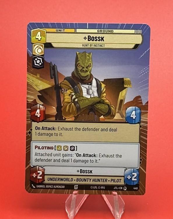 Star Wars Unlimited: Bossk - Hunt By Instinct #449 Hyperspace Special