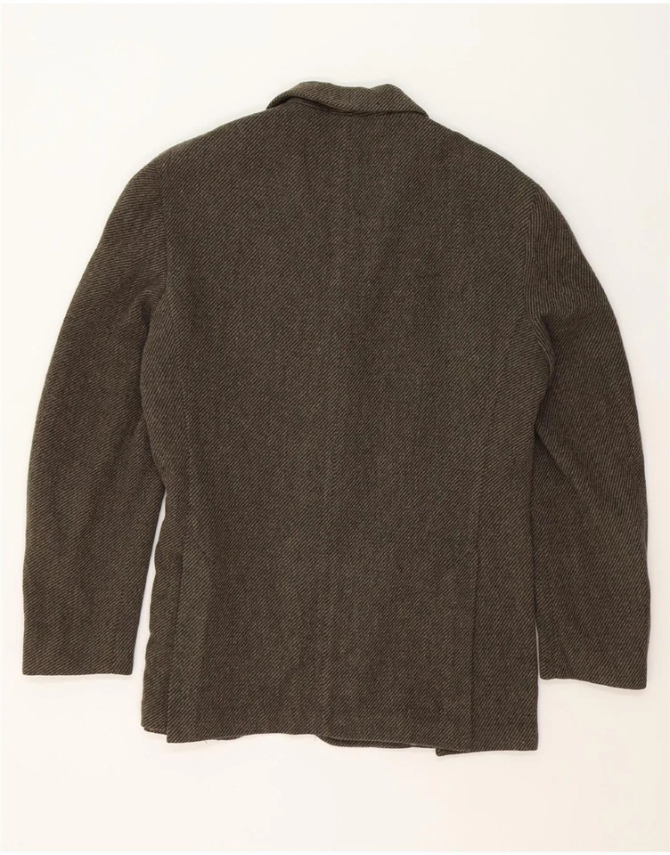 Chaqueta Blazer GF FERRE Para Hombres 3 Botones IT 50 Gris Medio Rayas Lana BU01 Foto 2 de 3