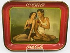 New ListingVintage Coca Cola serving tray features Johnny Weissmuller & Maureen O'Sullivan