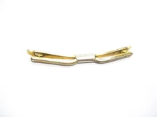Collar Bar Clip gold and silver tone vintage Art Deco soft Collar Holder NU LOK