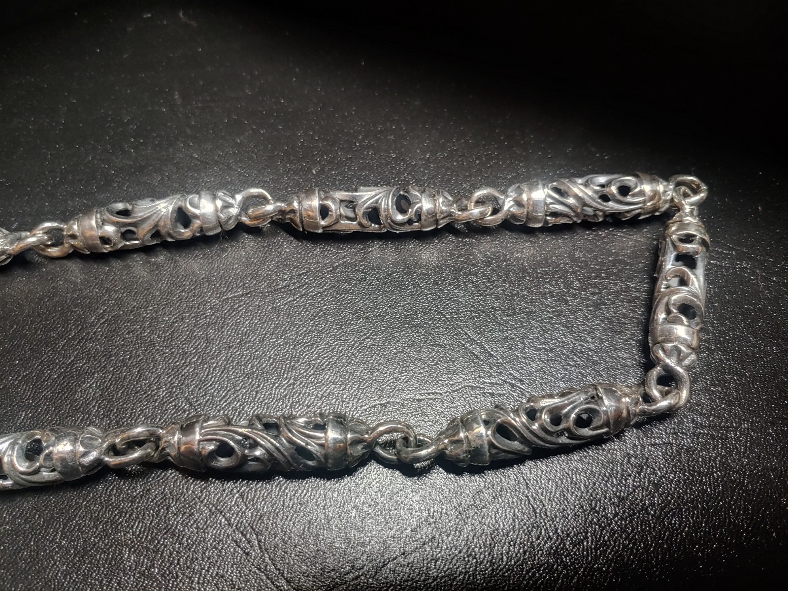 Chrome Hearts Rollers Walet Chain .925autentic Good Condition MI Colection Item thumbnail 10