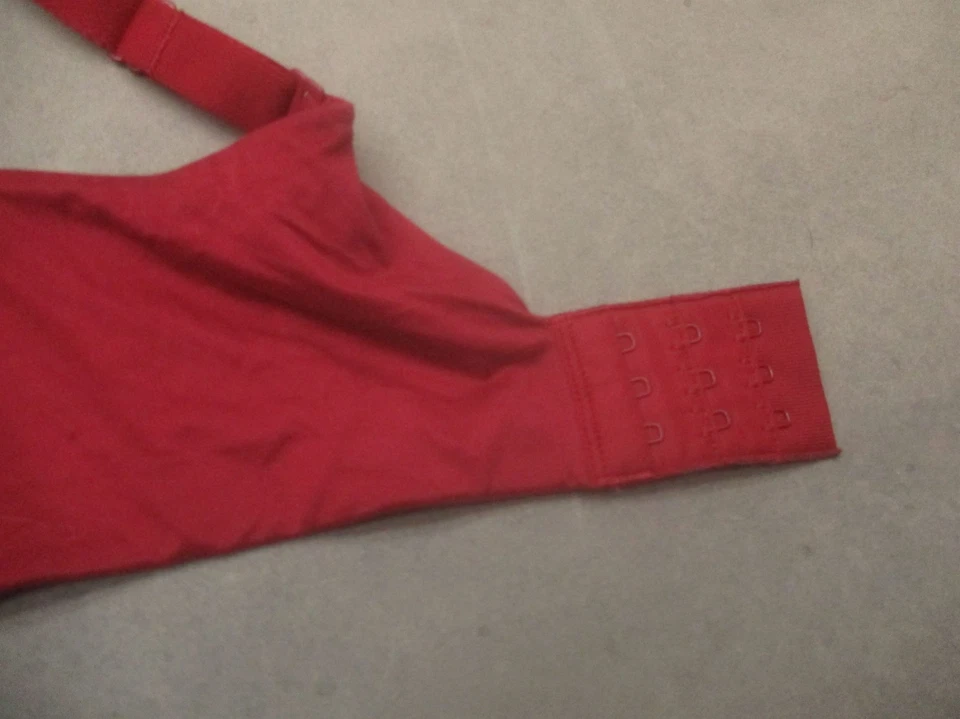 Sutiã Demi 36D Bali Feminino Vermelho Forrado Underwired Fecho Traseiro Opaco 10U - Imagem 4 de 4