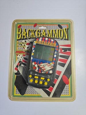 BACKGAMMON GIOCO ELETTRONICO NEW VINTAGE SCACCIAPENSIERI GAME & WATCH BACK GAMMO