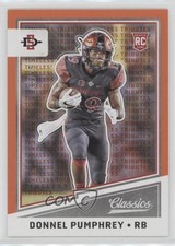 2017 Panini Classics Rookies Timeless Tributes Orange 8/25 Donnel Pumphrey pn1